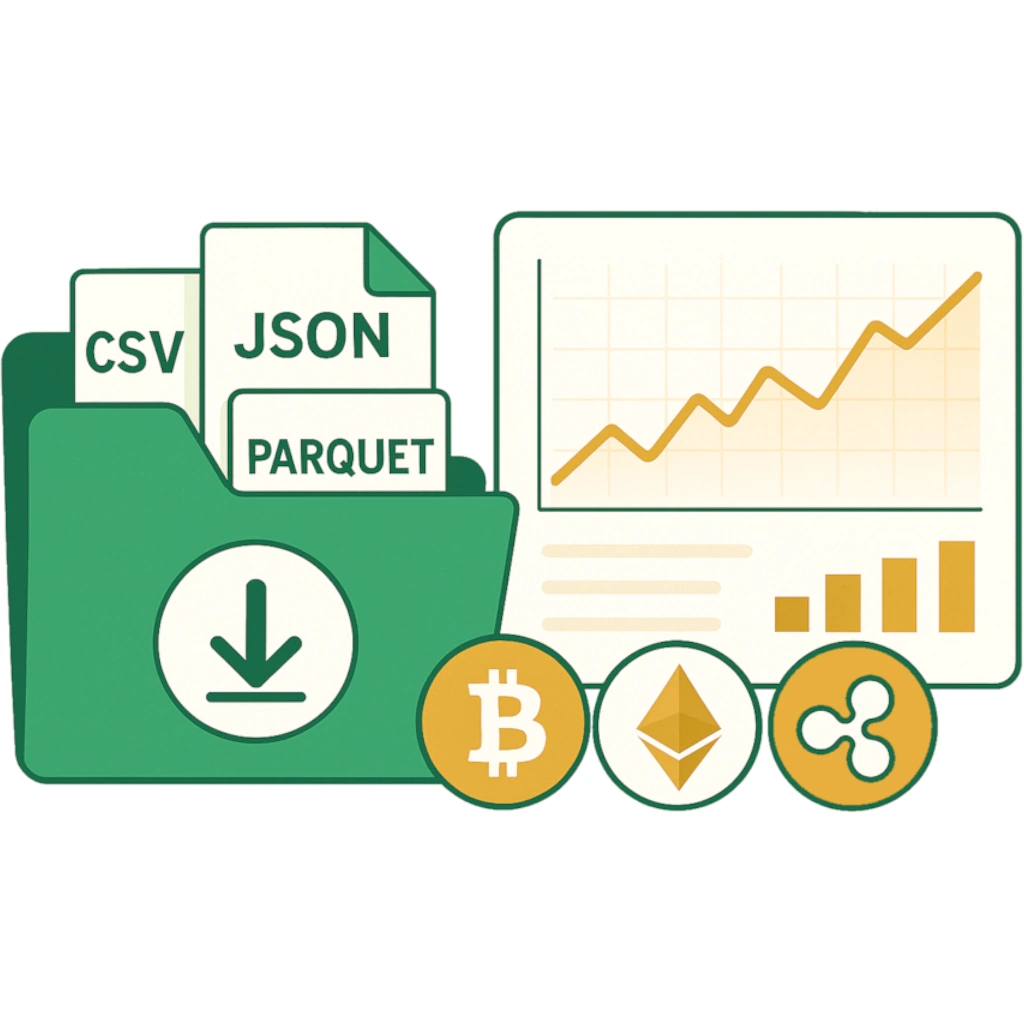 Krypto-Bewertungsdaten - Mehrjahresarchiv (3 Jahre)